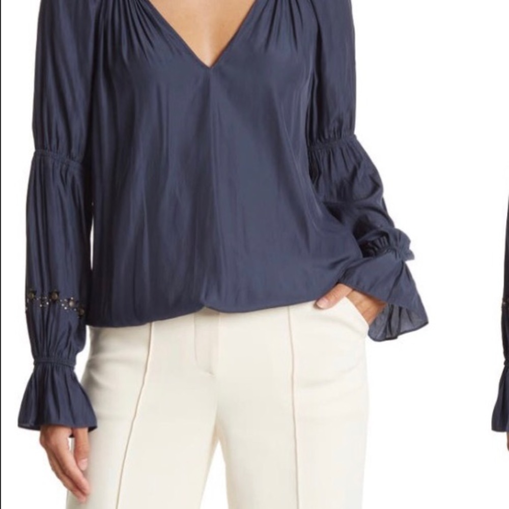 Rami Brooke -“Toni” style Navy blouse - size S